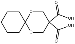 1,5-Dioxaspiro[5.5]undecane-3,3-dicarboxylic acid Structure