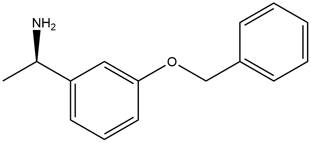 (R)-1-(3-phenylmethoxyphenyl)ethanamine Structure