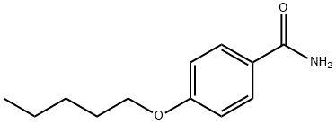 Benzamide, 4-(pentyloxy)- Structure