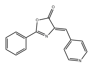 5(4H)-Oxazolone, 2-phenyl-4-(4-pyridinylmethylene)-, (Z)- (9CI) Structure