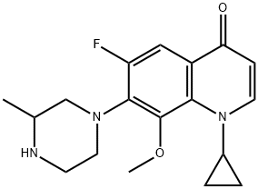 Decarboxy Gatifloxacin Structure