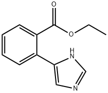 Benzoic acid, 2-(1H-imidazol-5-yl)-, ethyl ester Structure