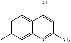 4-Quinolinol, 2-amino-7-methyl- Structure