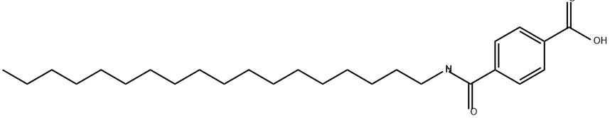 Benzoic acid, 4-[(octadecylamino)carbonyl]- 구조식 이미지