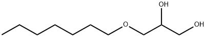 1,2-Propanediol, 3-(heptyloxy)- Structure