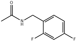 Acetamide, N-[(2,4-difluorophenyl)methyl]- 구조식 이미지