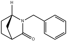 2-Azabicyclo[2.2.1]heptan-3-one, 2-(phenylmethyl)-, (1S)- (9CI) Structure