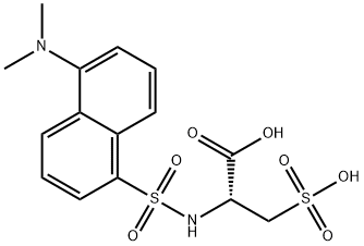 Alanine, N-[[5-(dimethylamino)-1-naphthalenyl]sulfonyl]-3-sulfo- 구조식 이미지