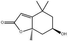 2(4H)-Benzofuranone, 5,6,7,7a-tetrahydro-6-hydroxy-4,4,7a-trimethyl-, trans- (9CI) Structure