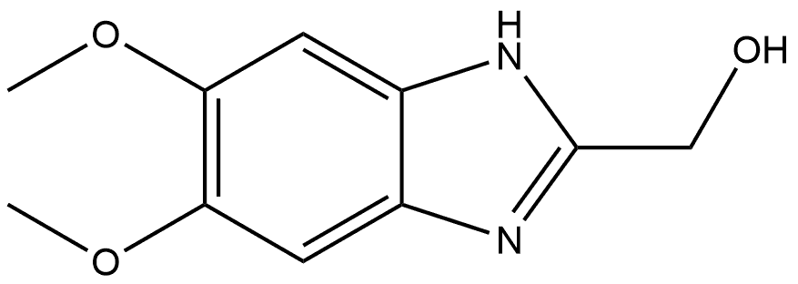 (5,6-dimethoxy-1H-benzimidazol-2-yl)methanol Structure