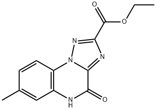 [1,2,4]Triazolo[1,5-a]quinoxaline-2-carboxylic acid, 4,5-dihydro-7-methyl-4-oxo-, ethyl ester Structure