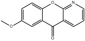 5H-[1]Benzopyrano[2,3-b]pyridin-5-one, 7-methoxy- Structure