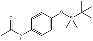 Acetamide, N-[4-[[(1,1-dimethylethyl)dimethylsilyl]oxy]phenyl]- 구조식 이미지