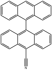 [9,9'-Bianthracene]-10-carbonitrile 구조식 이미지