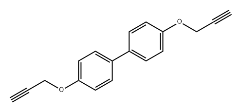 1,1'-Biphenyl, 4,4'-bis(2-propyn-1-yloxy)- Structure