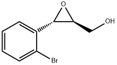 ((2S,3S)-3-(2-Bromophenyl)oxiran-2-yl)methanol Structure