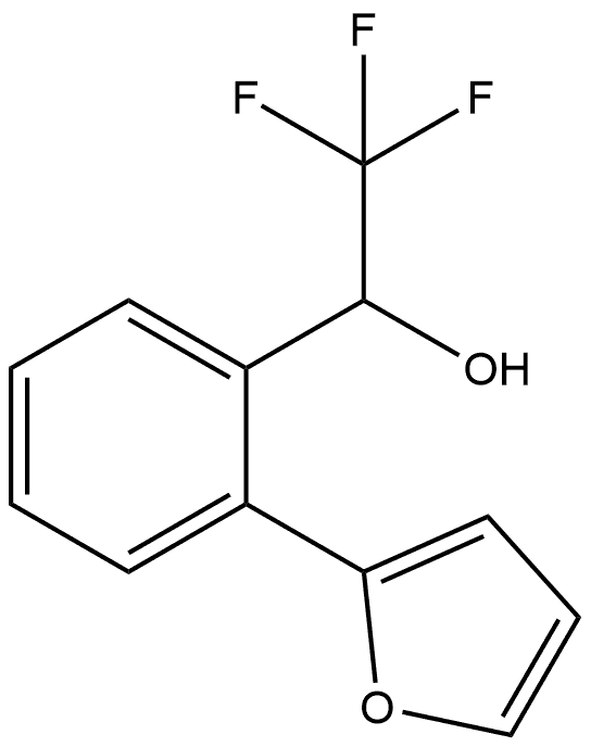 Benzenemethanol, 2-(2-furanyl)-α-(trifluoromethyl)- 구조식 이미지