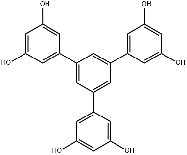 [1,1':3',1''-Terphenyl]-3,3'',5,5''-tetrol, 5'-(3,5-dihydroxyphenyl)- Structure