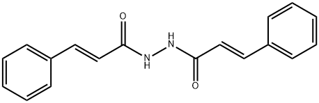 (2E)-3-Phenyl-N'-[(2E)-3-phenylprop-2-enoyl]prop-2-enehydrazide Structure