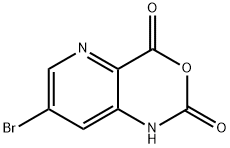 2H-Pyrido[3,2-d][1,3]oxazine-2,4(1H)-dione, 7-bromo- Structure