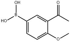 Boronic acid, B-(3-acetyl-4-methoxyphenyl)- Structure