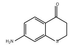 4H-1-Benzothiopyran-4-one, 7-amino-2,3-dihydro- Structure