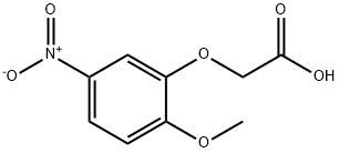 Acetic acid, 2-(2-methoxy-5-nitrophenoxy)- 구조식 이미지