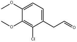 Benzeneacetaldehyde, 2-chloro-3,4-dimethoxy- 구조식 이미지