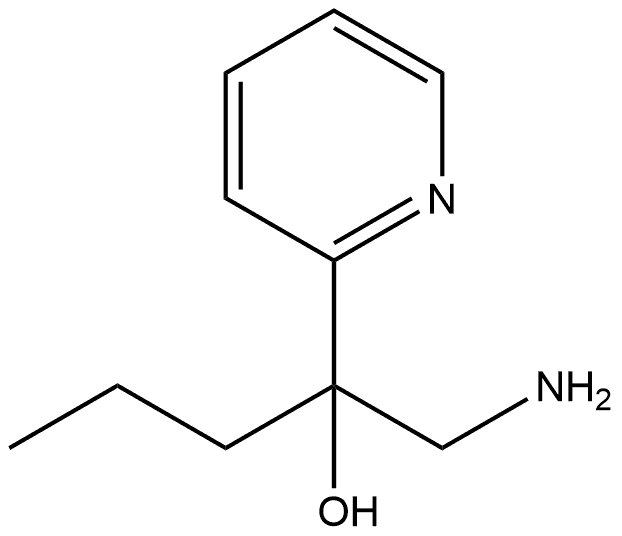 1-amino-2-pyridin-2-ylpentan-2-ol Structure