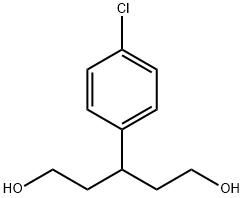 1,5-Pentanediol, 3-(4-chlorophenyl)- Structure