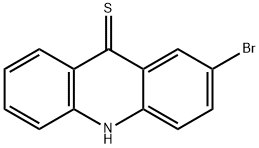 9(10H)-Acridinethione, 2-bromo- Structure