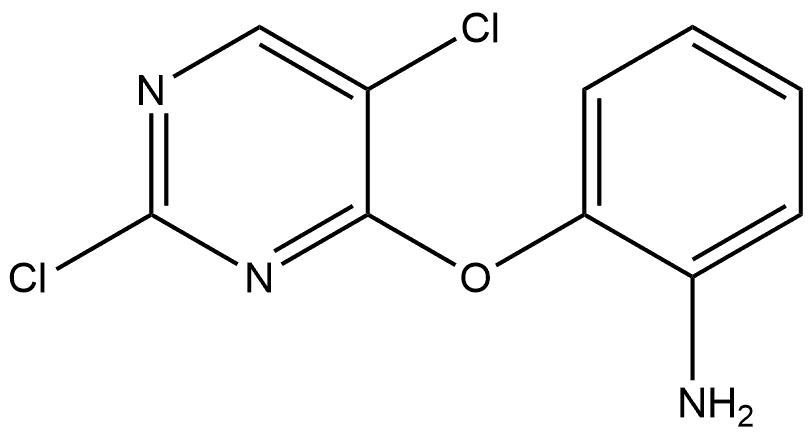 2-[(2,5-Dichloro-4-pyrimidinyl)oxy]benzenamine Structure