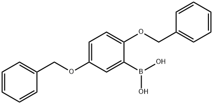 Boronic acid, B-[2,5-bis(phenylmethoxy)phenyl]- Structure