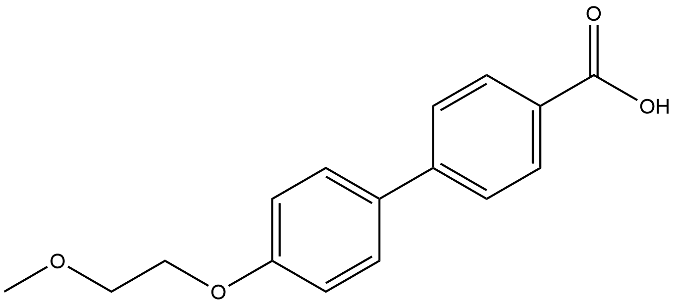 4'-(2-Methoxyethoxy)[1,1'-biphenyl]-4-carboxylic acid Structure