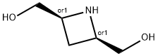 2,?4-?Azetidinedimethanol, (2R,?4S)?-?rel- Structure