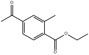 Ethyl 4-acetyl-2-methylbenzoate, 95% Structure