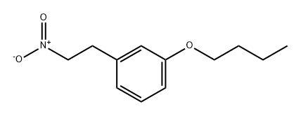 Benzene, 1-butoxy-3-(2-nitroethyl)- Structure