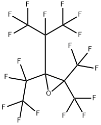 Oxirane, 2-(1,1,2,2,2-pentafluoroethyl)-2-[1,2,2,2-tetrafluoro-1-(trifluoromethyl)ethyl]-3,3-bis(trifluoromethyl)- Structure