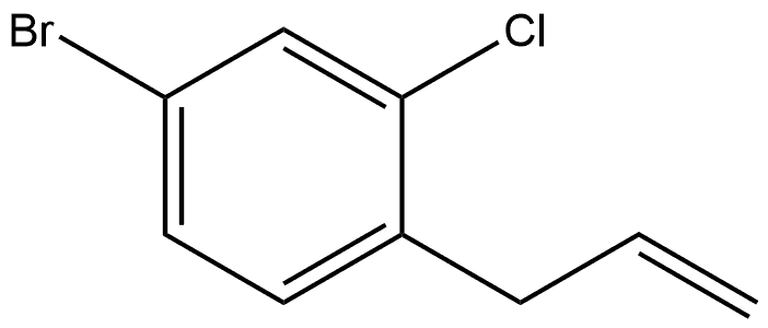 4-Bromo-2-chloro-1-(2-propen-1-yl)benzene Structure