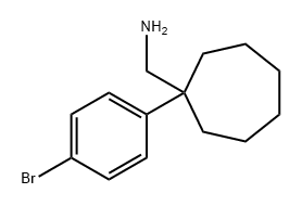 Cycloheptanemethanamine, 1-(4-bromophenyl)- Structure