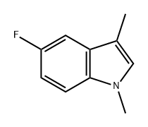 5-Fluoro-1,3-dimethyl-1H-indole Structure