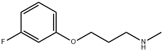 1-Propanamine, 3-(3-fluorophenoxy)-N-methyl- Structure