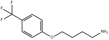 1-Butanamine, 4-[4-(trifluoromethyl)phenoxy]- Structure