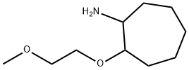 Cycloheptanamine, 2-(2-methoxyethoxy)- Structure