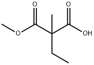 Propanedioic acid, 2-ethyl-2-methyl-, 1-methyl ester Structure