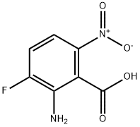 Benzoic acid, 2-amino-3-fluoro-6-nitro- Structure