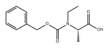 L-Alanine, N-ethyl-N-[(phenylmethoxy)carbonyl]- Structure