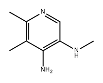 3,4-Pyridinediamine, N3,5,6-trimethyl- Structure