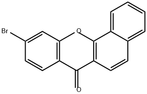 7H-Benzo[c]xanthen-7-one, 10-bromo- Structure