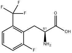 (2S)-2-amino-3-[2-fluoro-6-(trifluoromethyl)phenyl]propanoic acid Structure